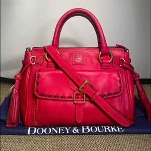 Dooney and Bourke Fuchsia Florentine Satchel
